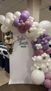 Balloon Garland and Backdrop