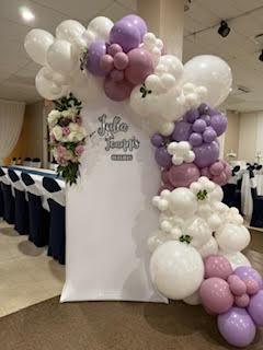 Balloon Garland and Backdrop