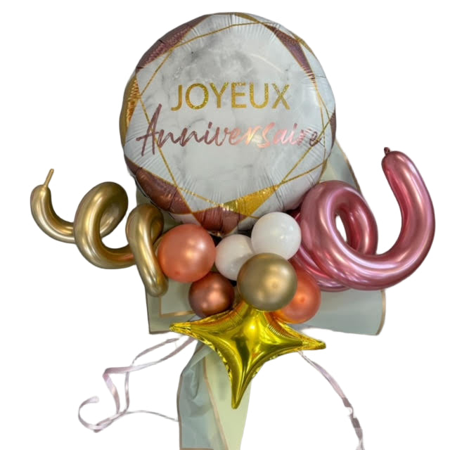 Hand-Held Birthday Balloon Bouquet