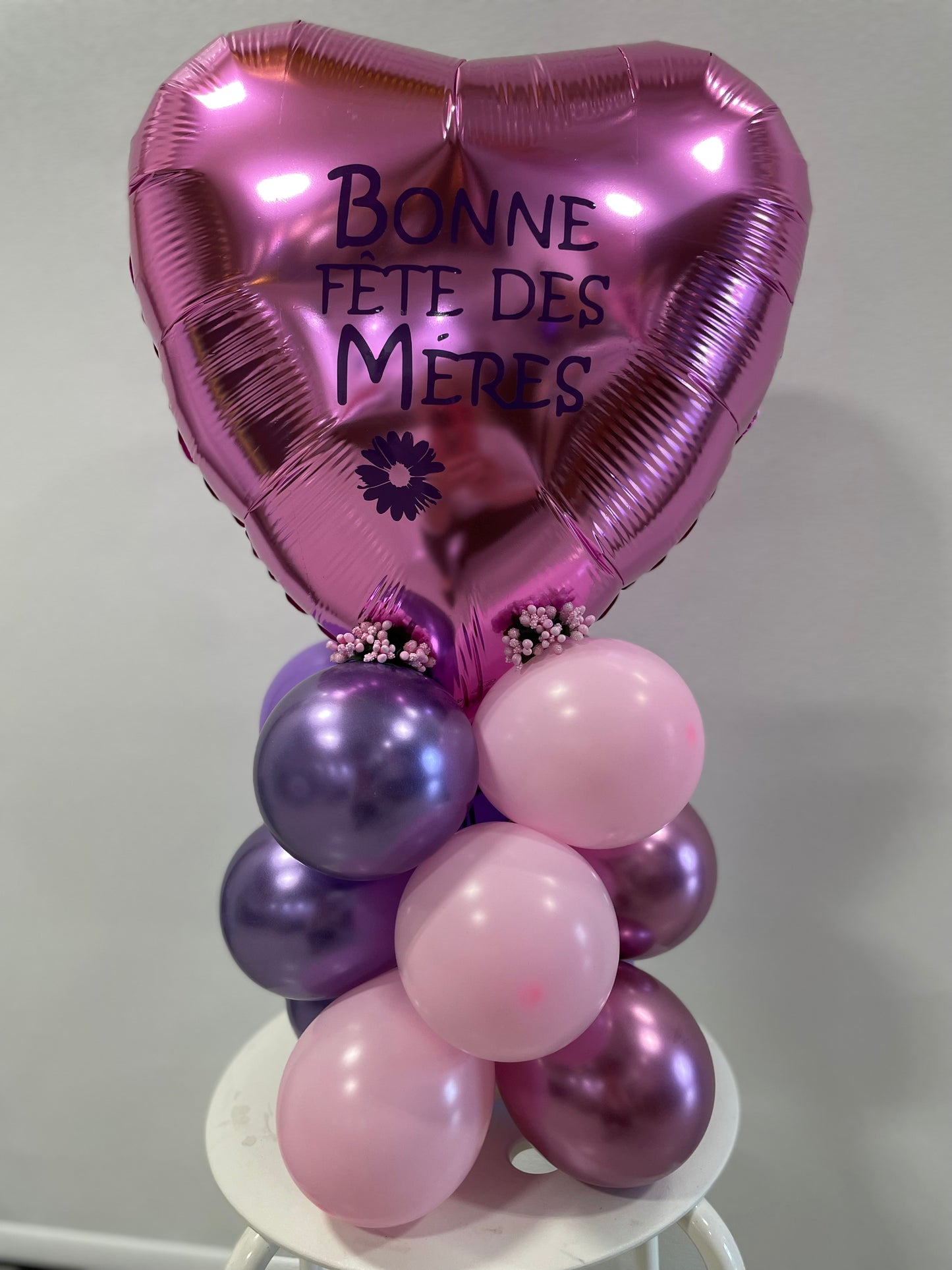 Centre de table ballon fête des mères