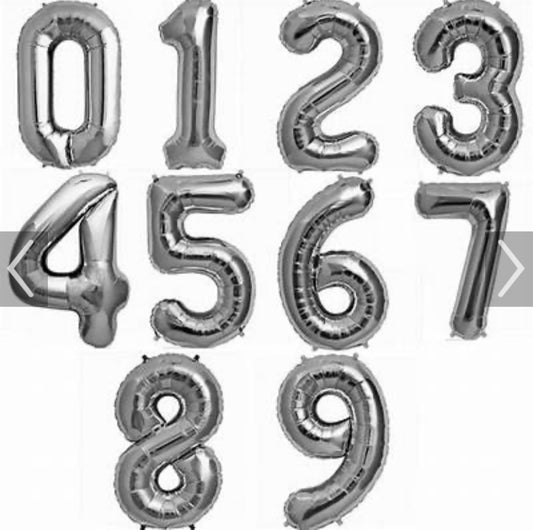 Ballons en aluminium remplis d'air