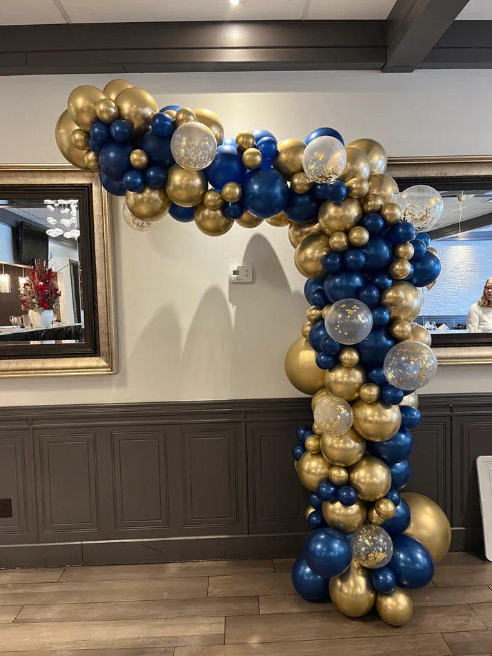 Personalized Organic Balloon Demi Arch