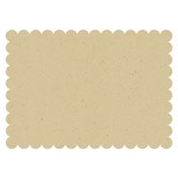 Scalloped Kraft Paper Placemats