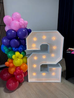 Light Up Numbers - Free Standing