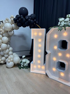 Light Up Numbers - Free Standing