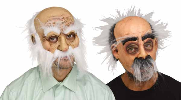 Hairy Harry Old Man Mouthless Mask