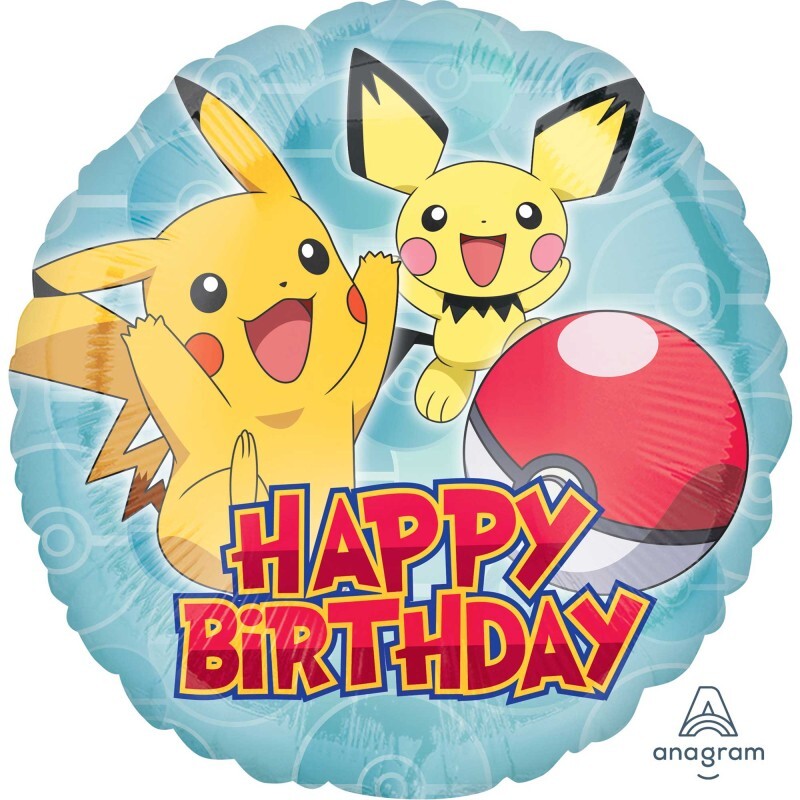Pokémon Happy Birthday Foil Balloon