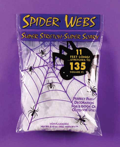 40 Gram Spider Web in Poly Bag