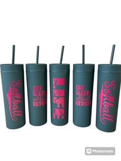 Matte 15 oz water bottle
