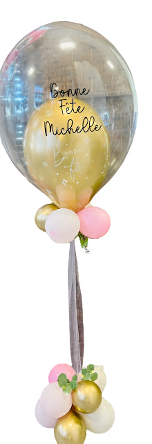 Transparent Balloon Tulle Centerpiece