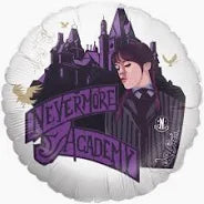 Wednesday Nevermore Academy Foil Balloon