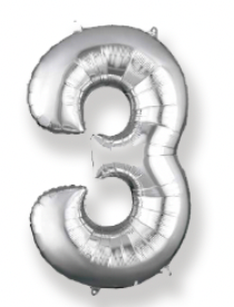 Foil Birthday Balloon Numbers