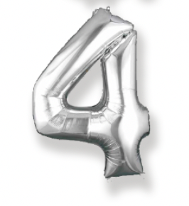 Foil Birthday Balloon Numbers