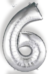 Foil Birthday Balloon Numbers