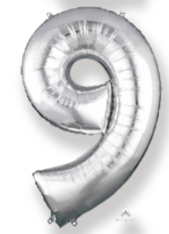 Foil Birthday Balloon Numbers