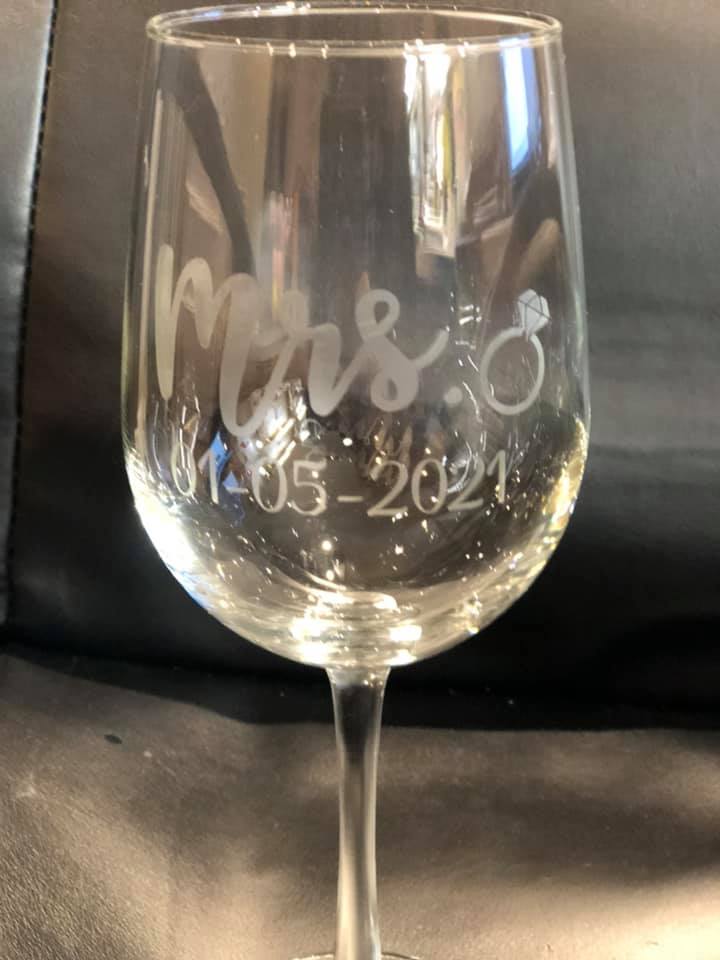 Wine Glass - Personalized