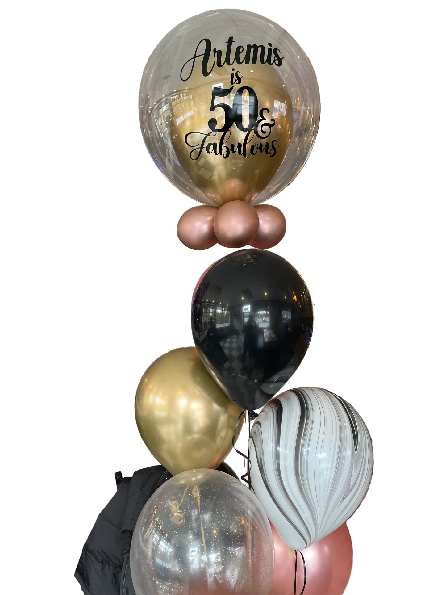 Fifty and Fabulous Party Balloons