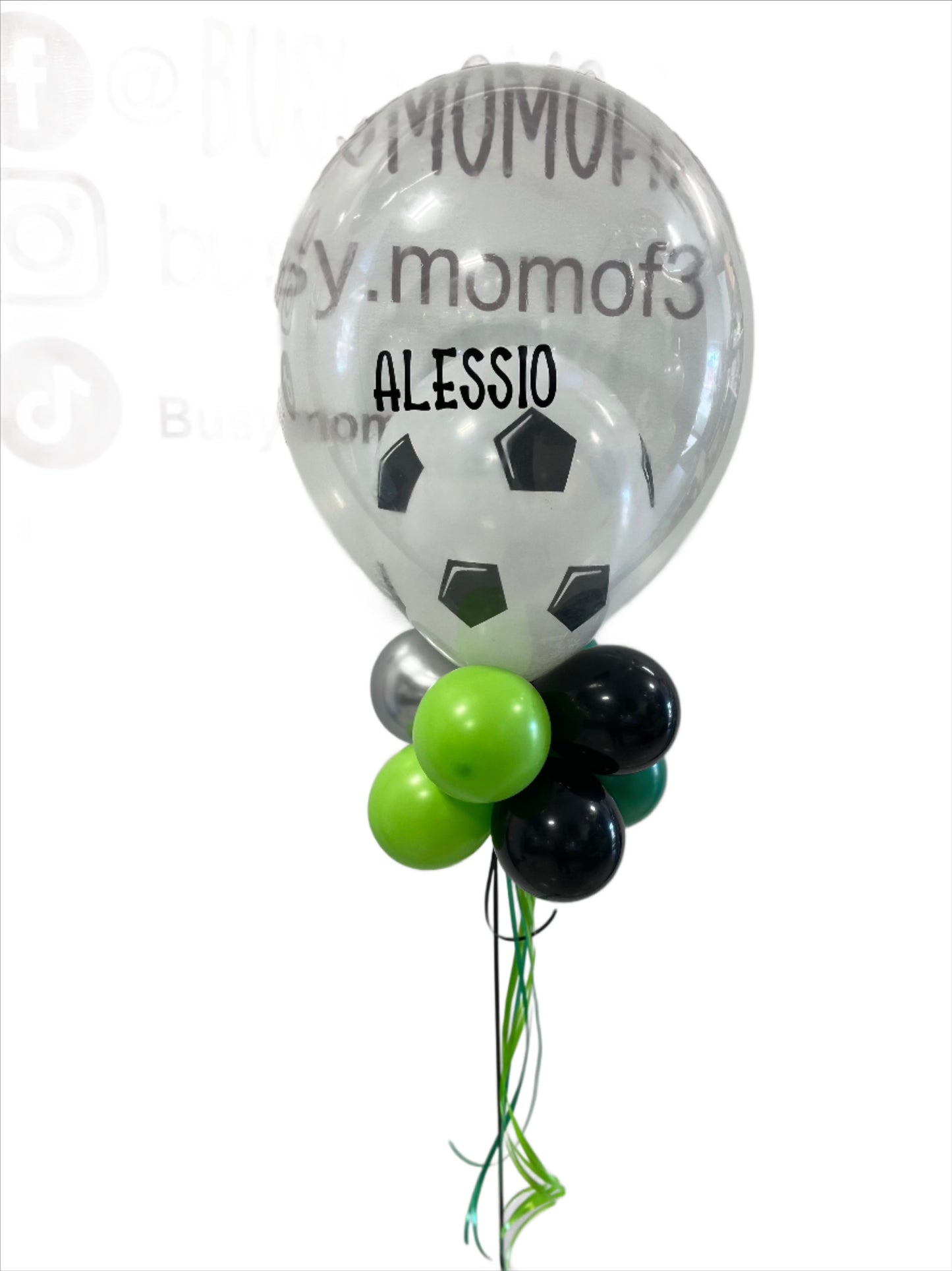 Clear Balloon table display