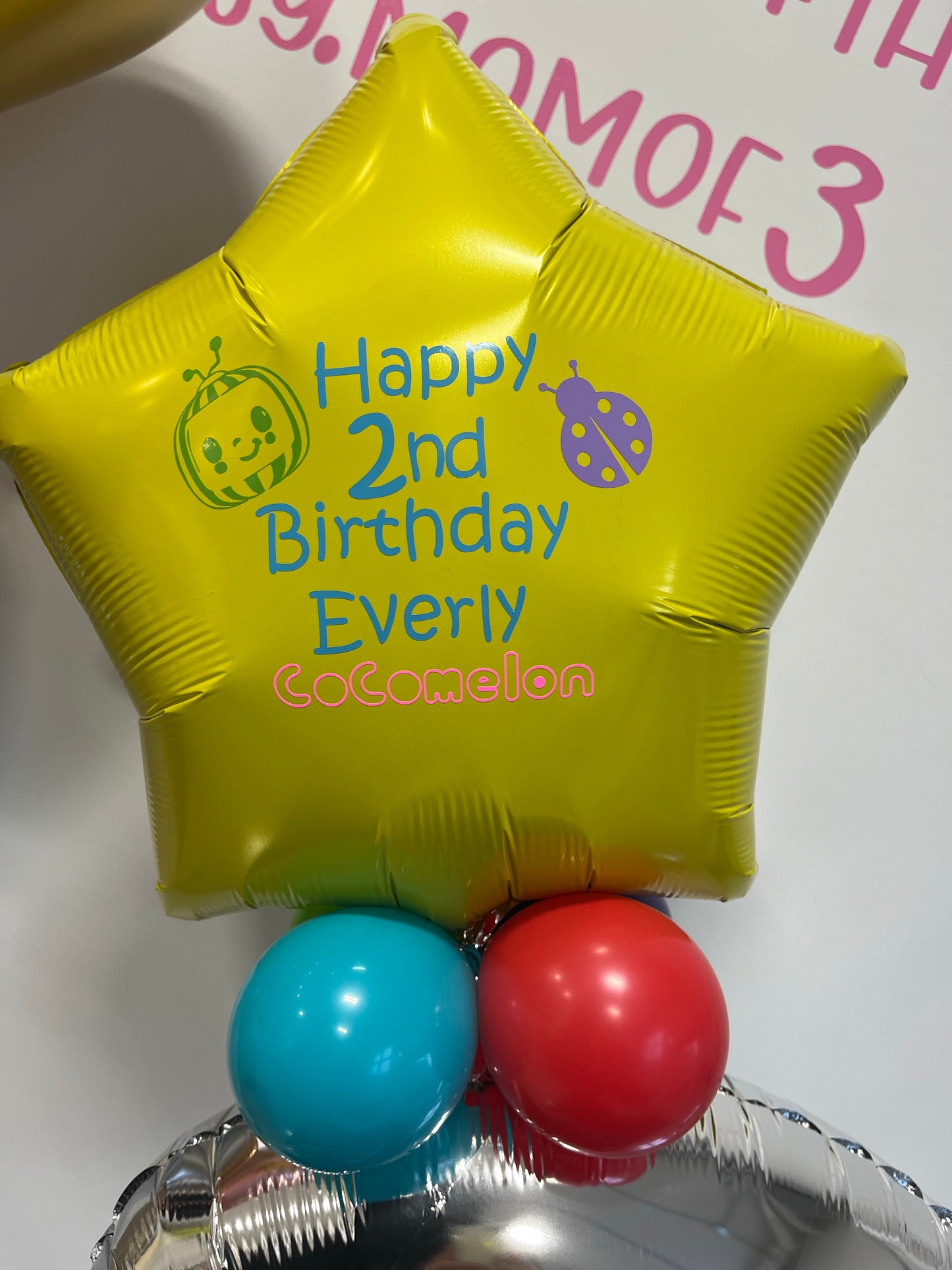 Personalized Party Balloon Centrepiece