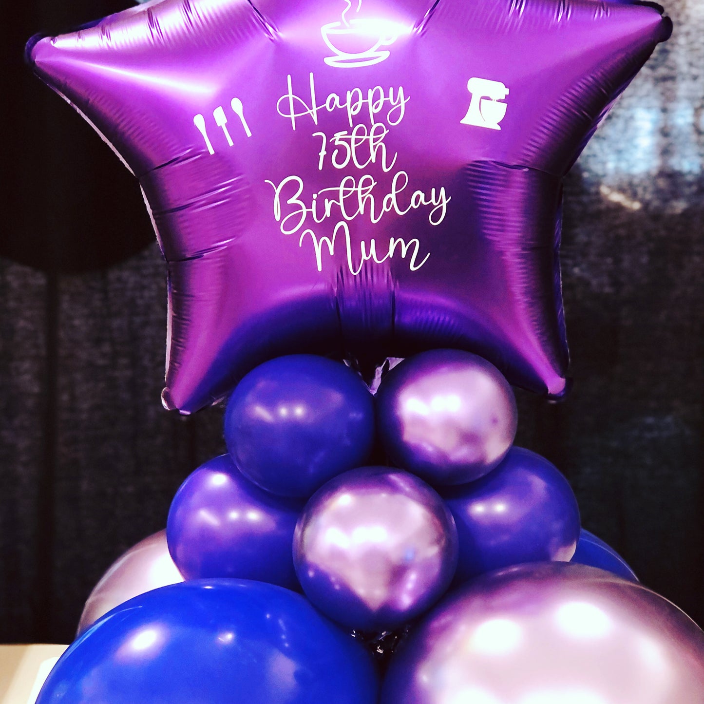 Personalized Party Balloon Centrepiece