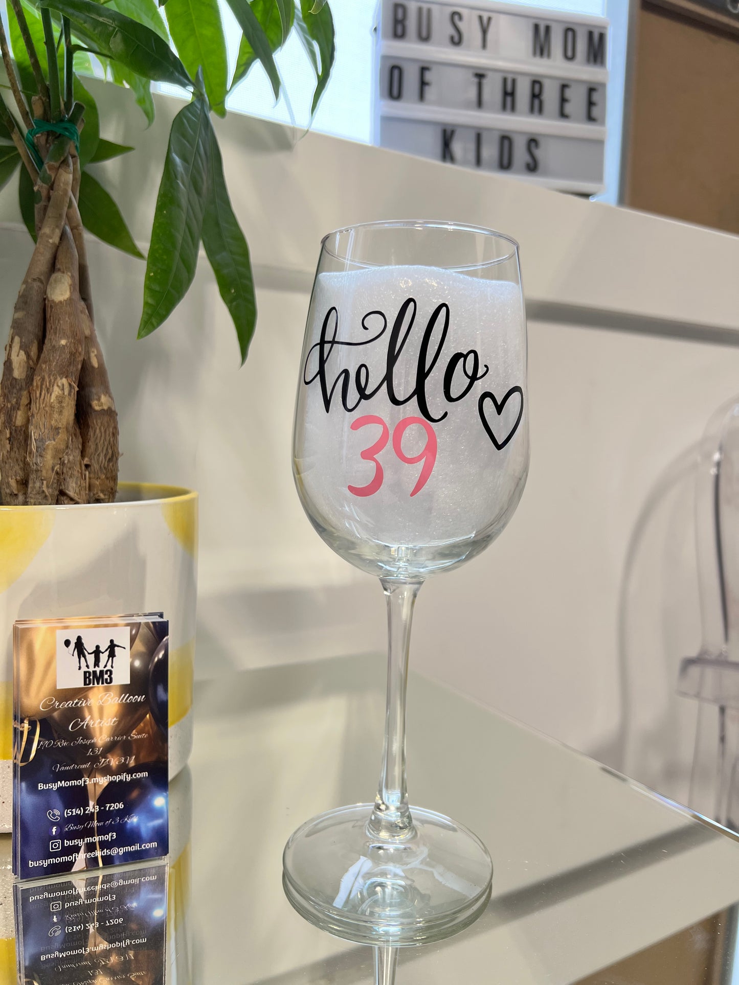 Wine Glass - Personalized