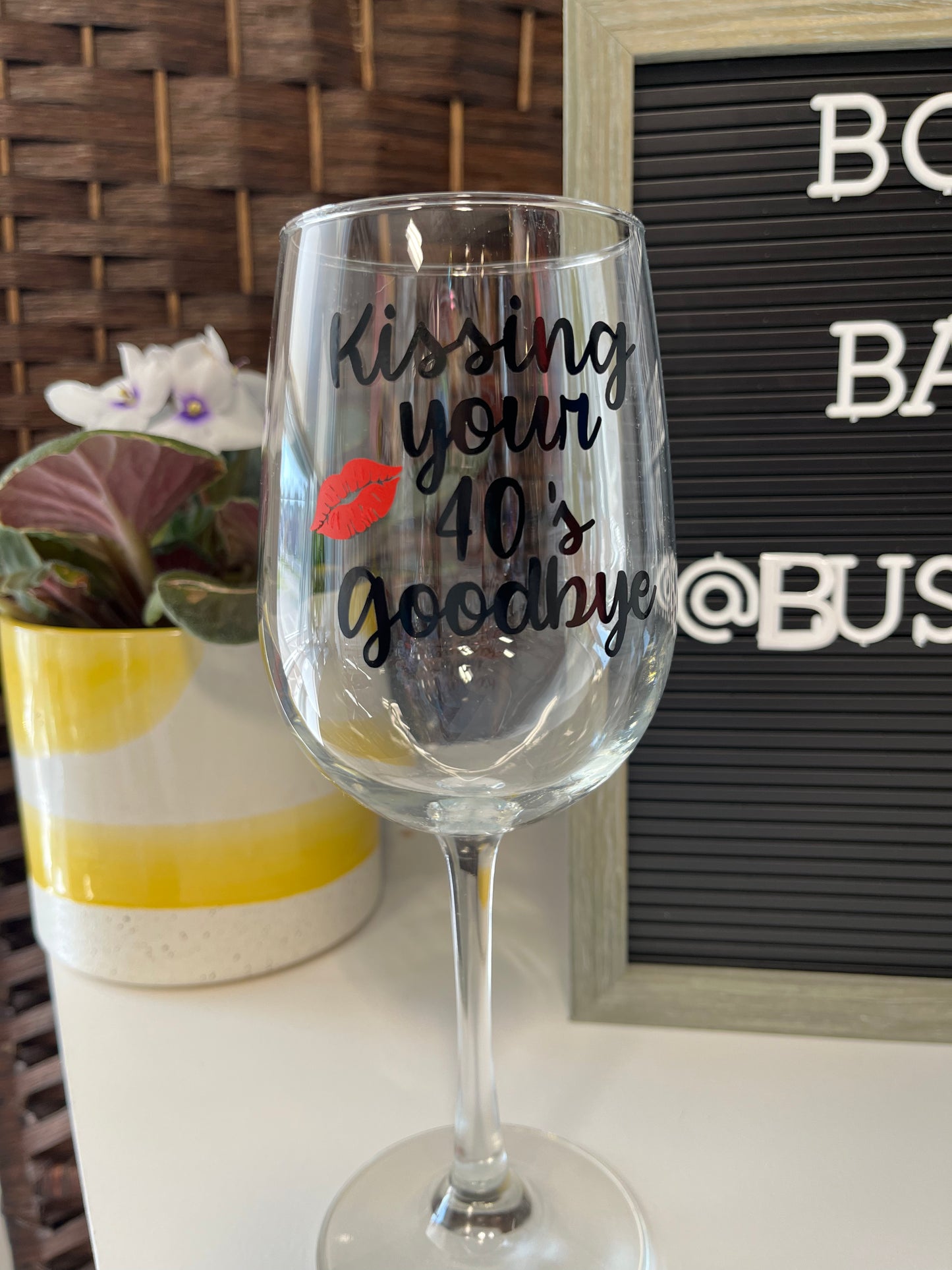 Wine Glass - Personalized
