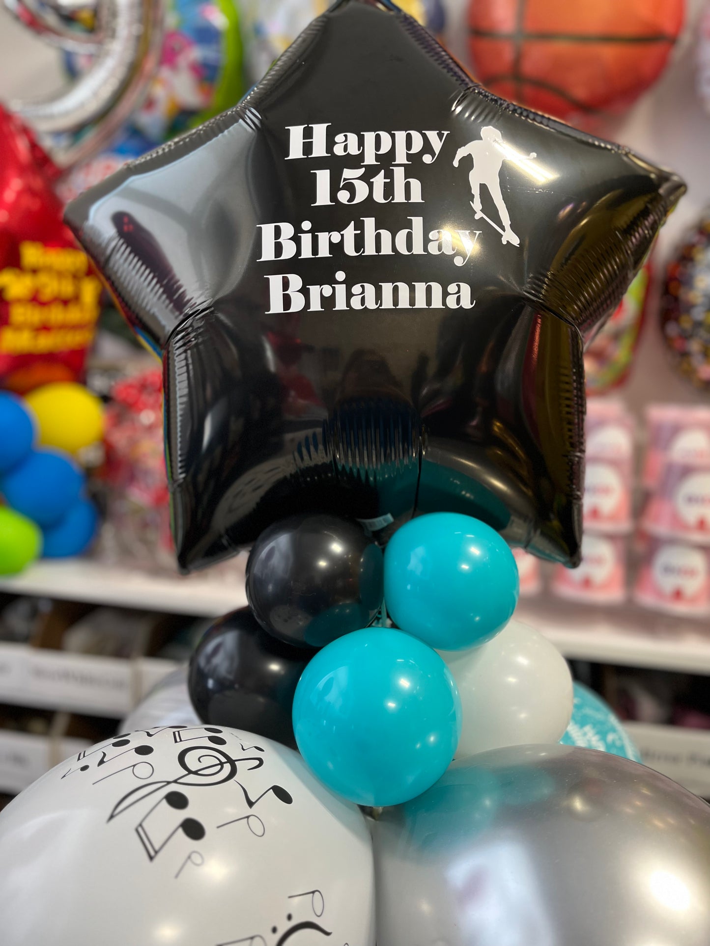 Personalized Party Balloon Centrepiece