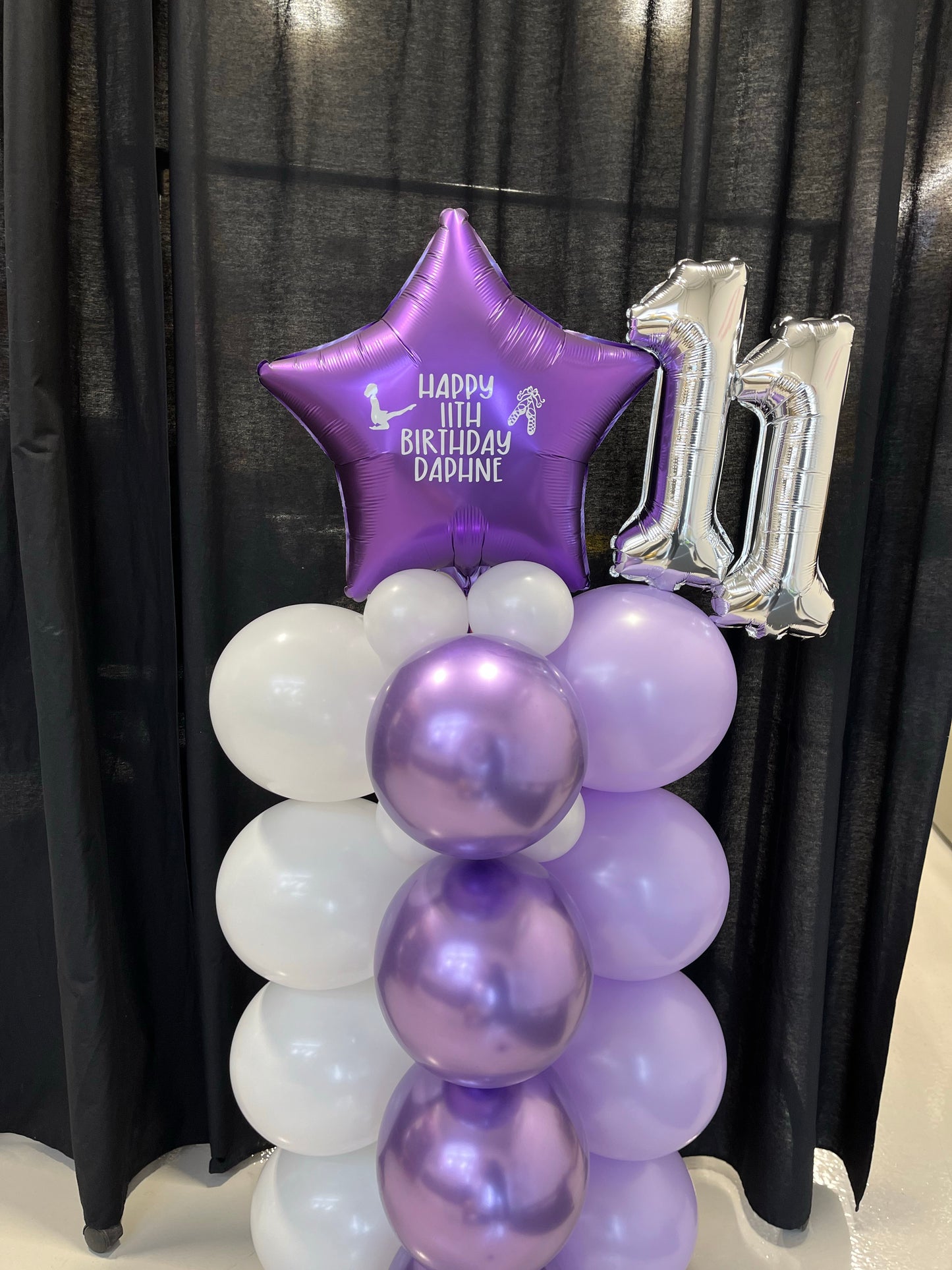 Personalized Balloon Tower Bouquet