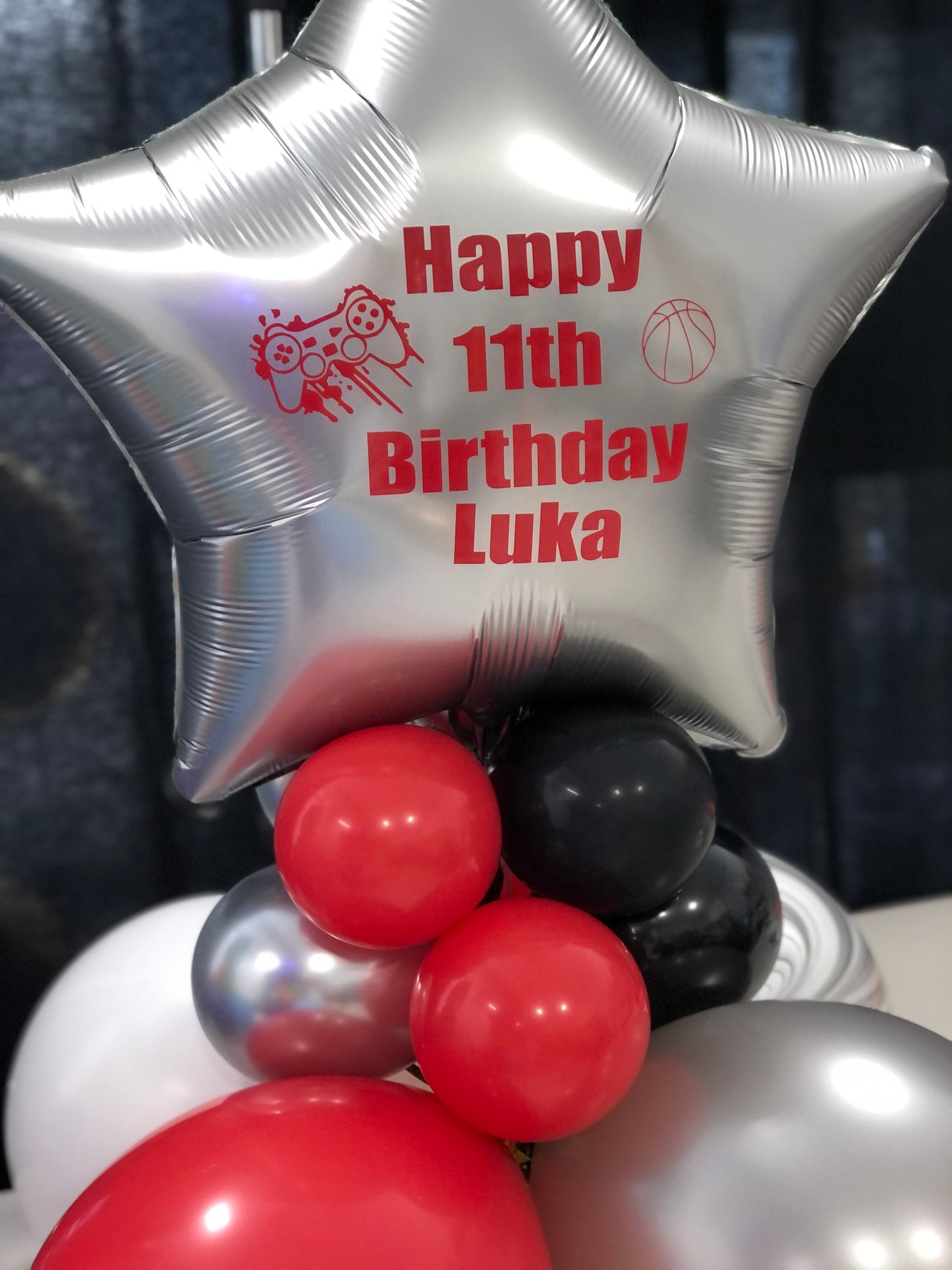 Personalized Party Balloon Centrepiece