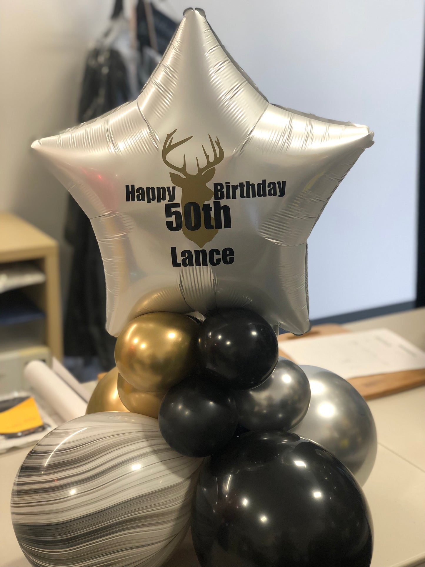 Personalized Party Balloon Centrepiece