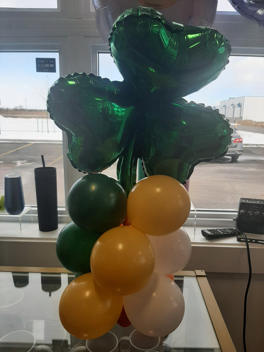 Saint-Patrick's Day Foil Balloon Centerpiece