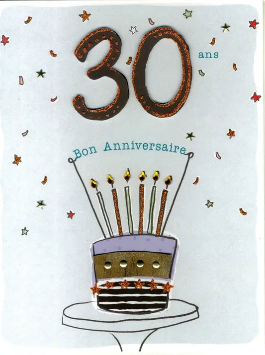30 ans bon anniversaire - Cake