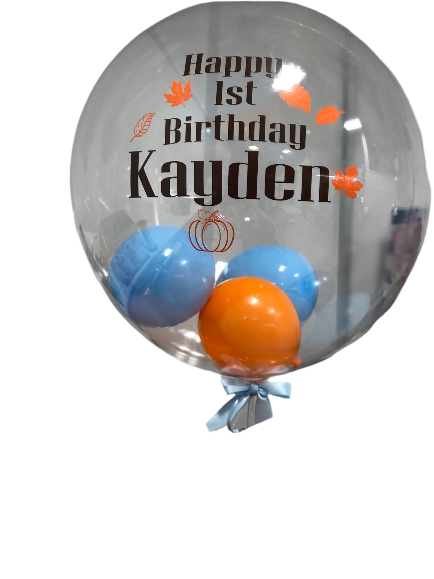 Personalized Helium Bubble Balloon