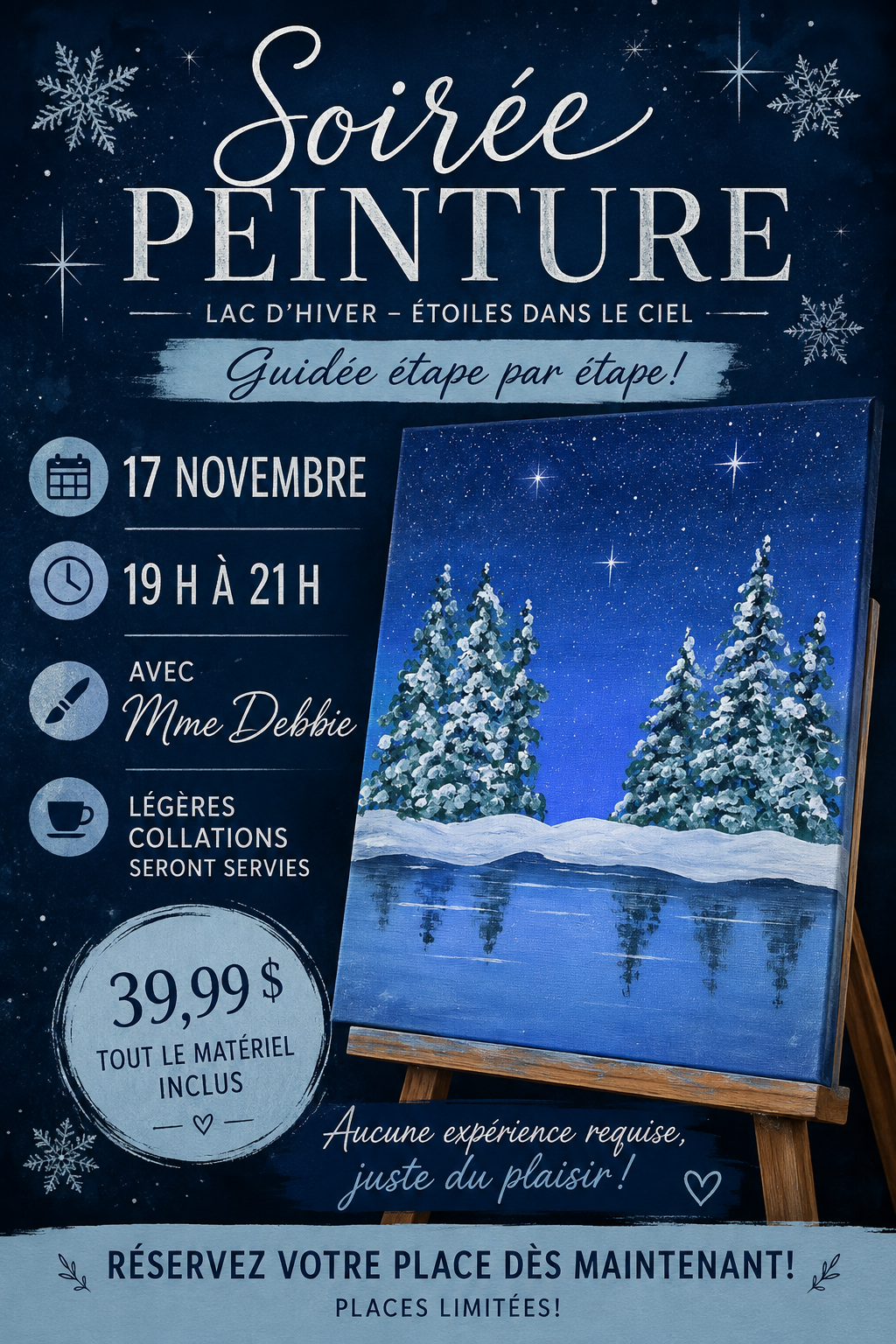 Atelier peinture d’hiver