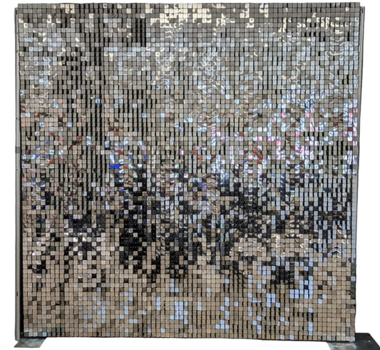 Silver Shimmer Wall Backdrop