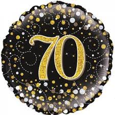 70th Foil Balloon