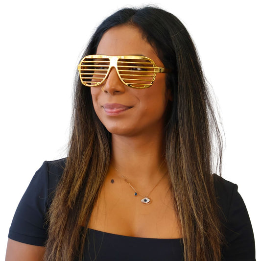 Gold Shutter Glasses