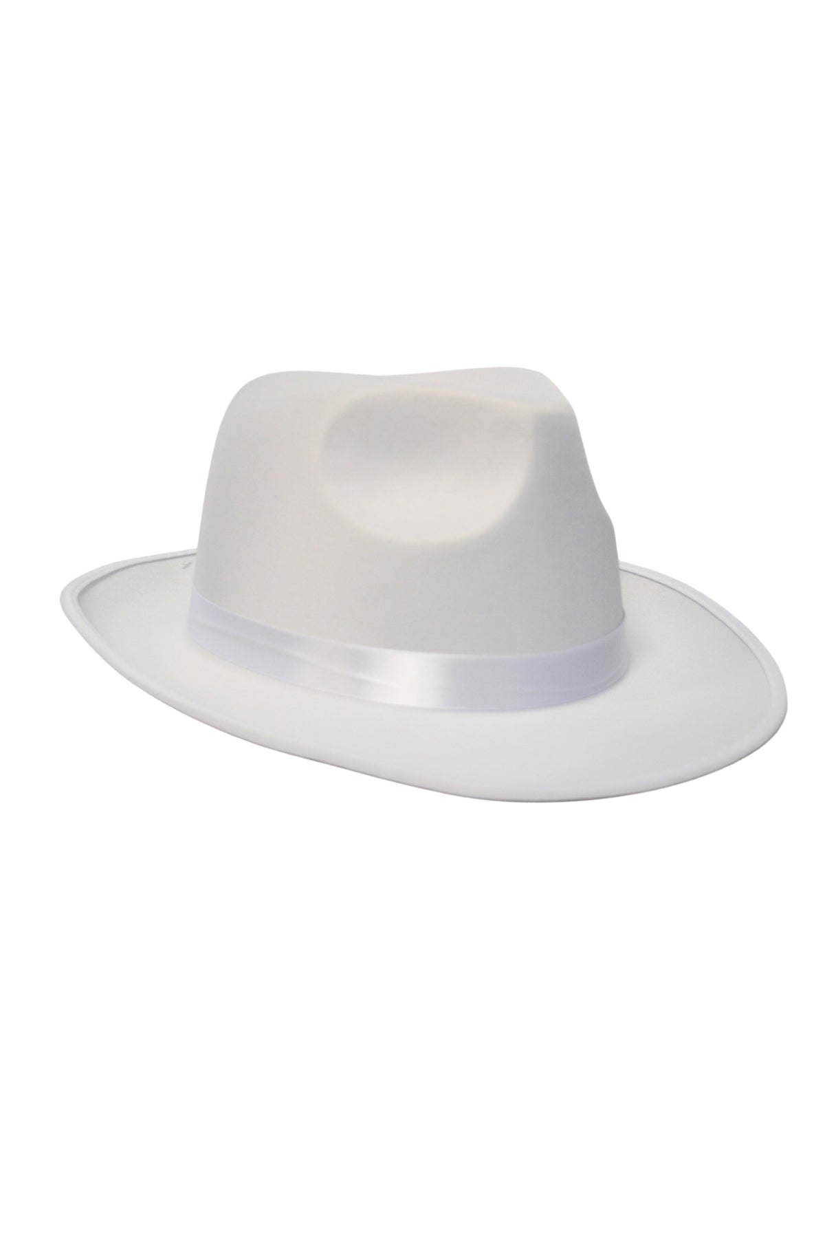 White Fedora Hat