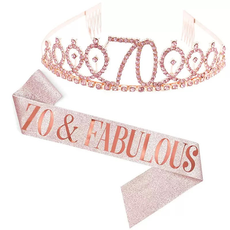 Crown & Sash Set