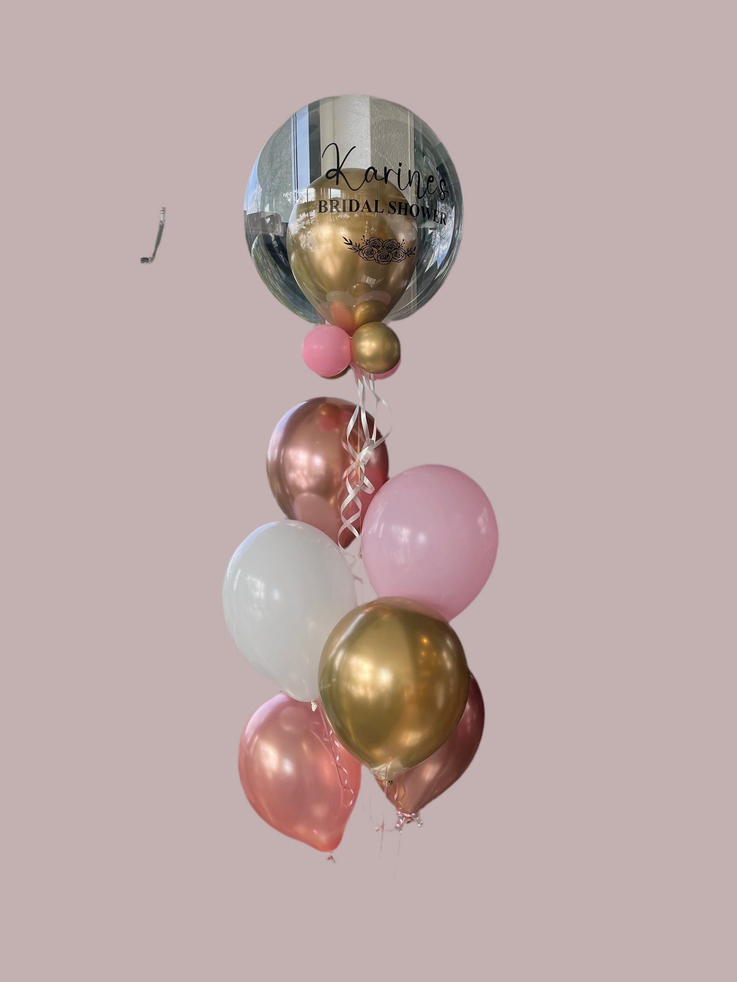 Affichage de ballon à bulles de fête nuptiale