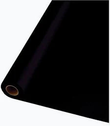Black Plastic Table  Cover Roll