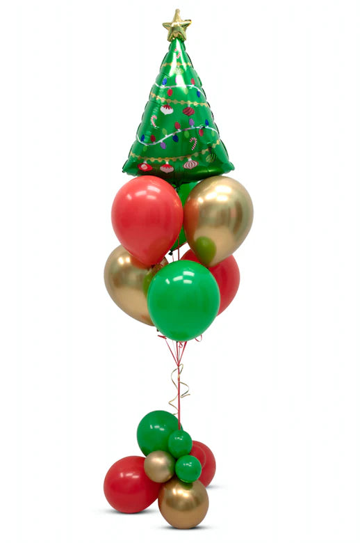 Traditional Christmas Balloon Bouquet