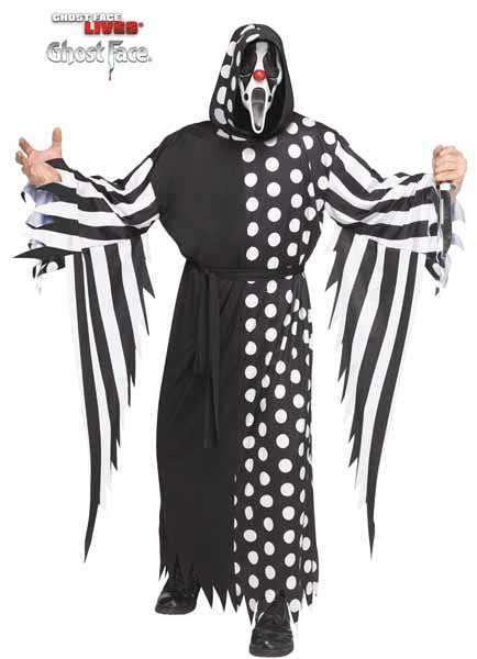 Clown Ghost Face Adult Costume