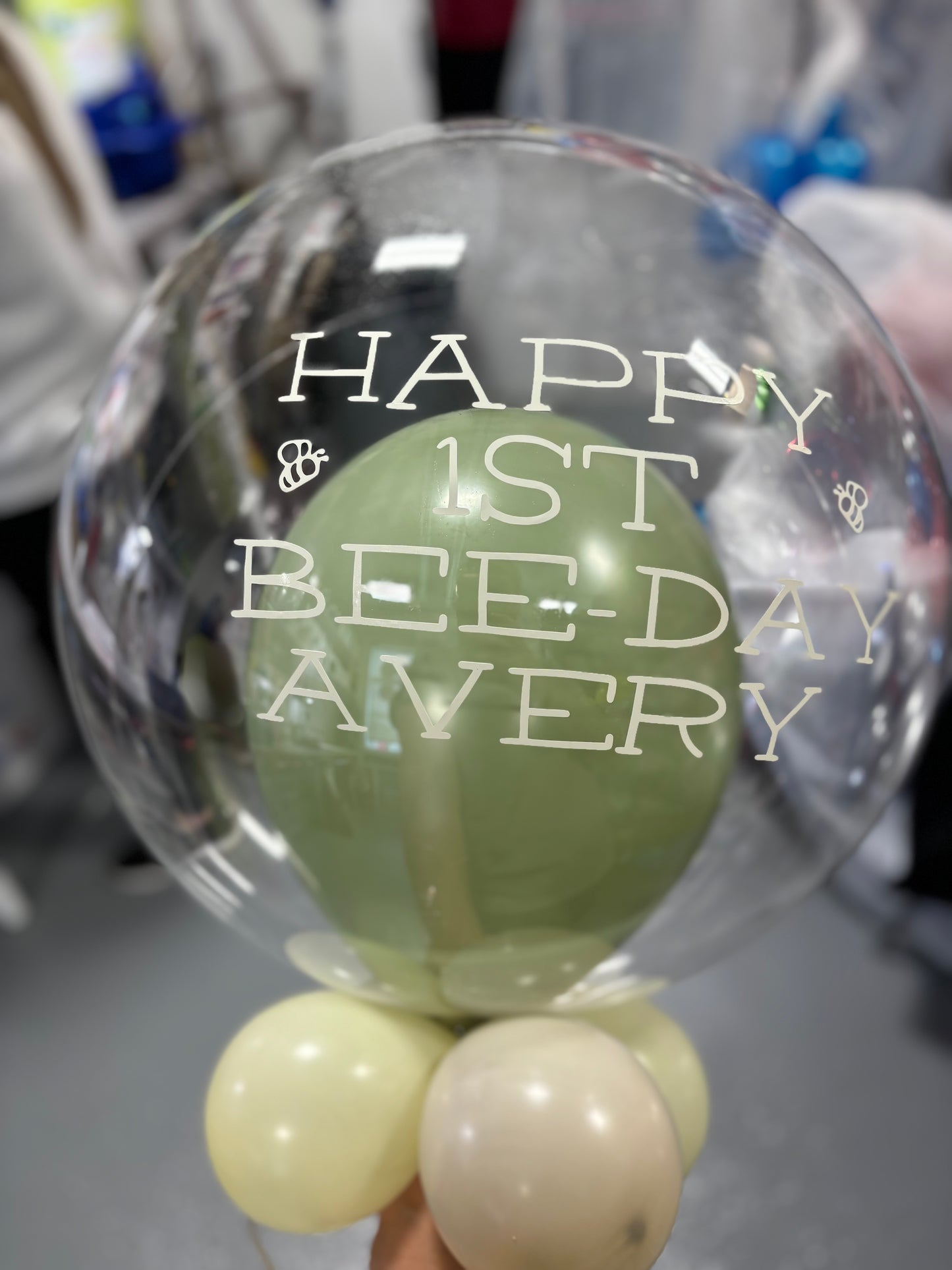 Personalized Helium Bubble Balloon