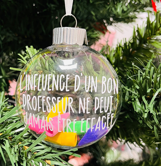 Décoration de Noël - Enseignante