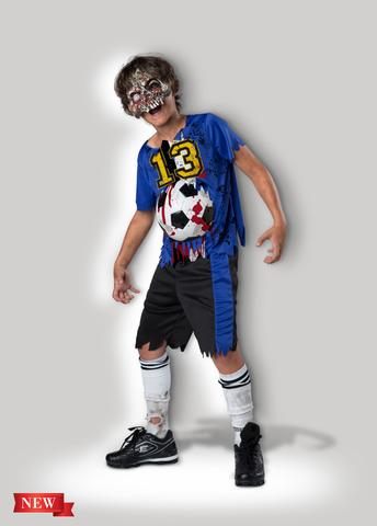 CHILDRENS ZOMBIE GOALIE HALLOWEEN COSTUME