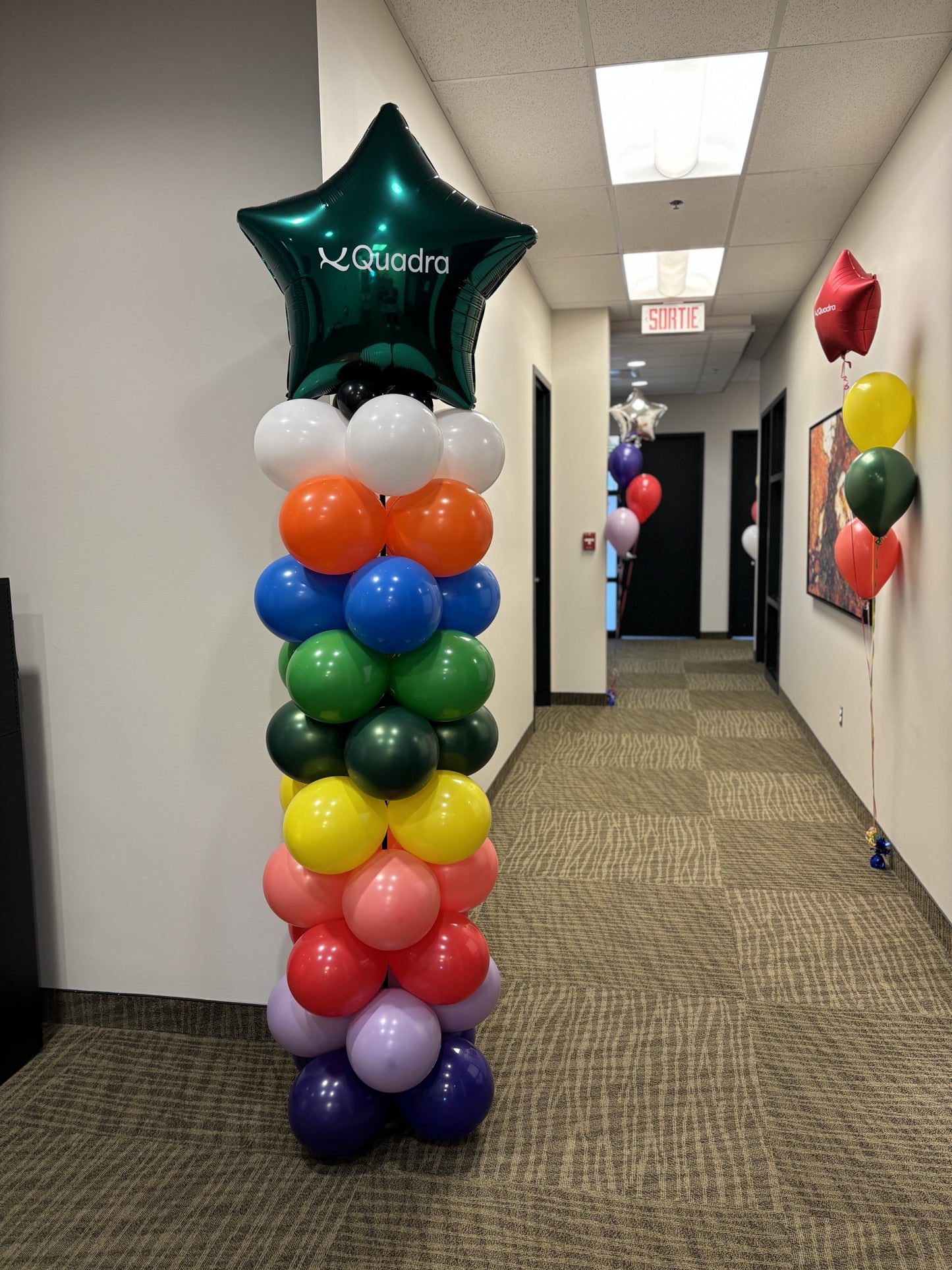 Corporate Balloon Pillar