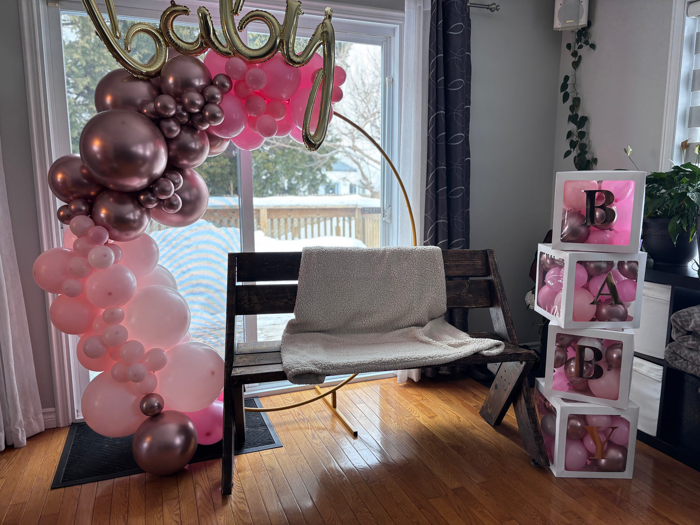 Boîtes à ballons pour baby shower