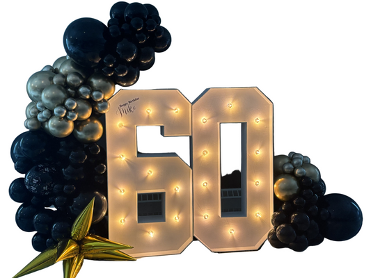 Light Up Numbers - Free Standing