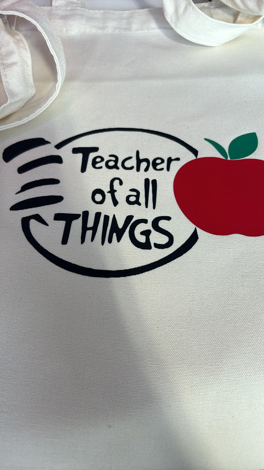 Teachers Canvas Tote Bags